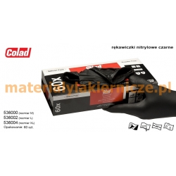 COLAD 536004 NITRILE GLOVES BLACK materialylakiernicze.pl